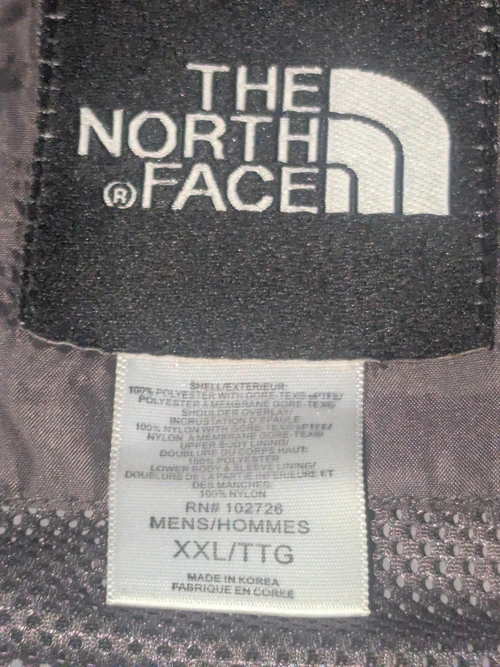 The North Face Black GORE-TEX Hooded Rain Jacket